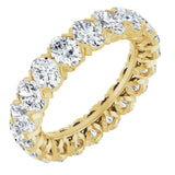 14K Yellow Gold 5 CTW Lab-Grown Diamond Eternity Band Size 7