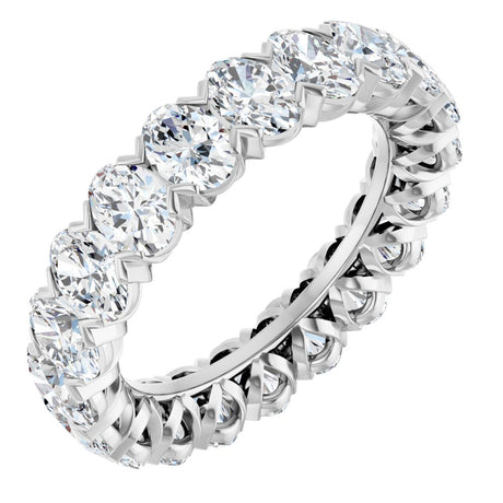 14K White Gold 5 CTW Lab-Grown Diamond Eternity Band Size 7