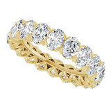 14K Yellow Gold 5 CTW Lab-Grown Diamond Eternity Band Size 7