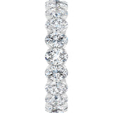 14K White Gold 5 CTW Lab-Grown Diamond Eternity Band