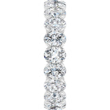 14K White Gold 5 CTW Lab-Grown Diamond Eternity Band Size 7