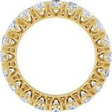 14K Yellow Gold 5 CTW Lab-Grown Diamond Eternity Band Size 7