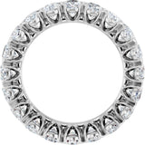 14K White Gold 5 CTW Lab-Grown Diamond Eternity Band