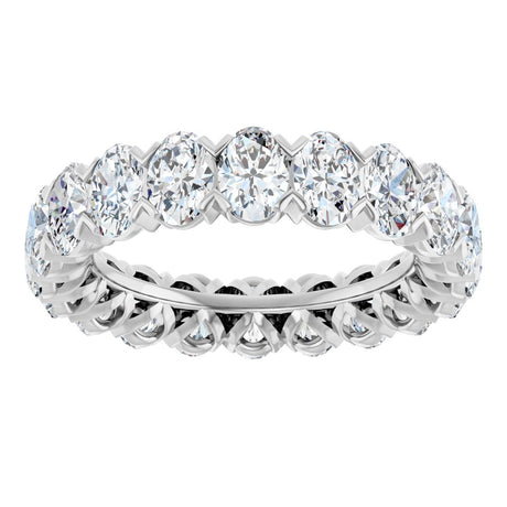 14K White Gold 5 CTW Lab-Grown Diamond Eternity Band Size 7