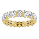 14K Yellow Gold 5 CTW Lab-Grown Diamond Eternity Band Size 7