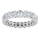 14K White Gold 5 CTW Lab-Grown Diamond Eternity Band Size 7