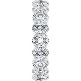 14K White Gold 5 CTW Lab-Grown Diamond Eternity Band Size 7.5