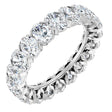 14K White Gold 5 CTW Lab-Grown Diamond Eternity Band Size 7.5
