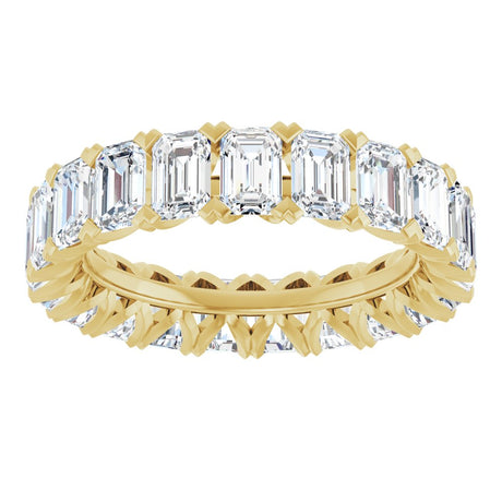 14K Yellow Gold 5 1/3 CTW Lab-Grown Diamond Eternity Band Size 6