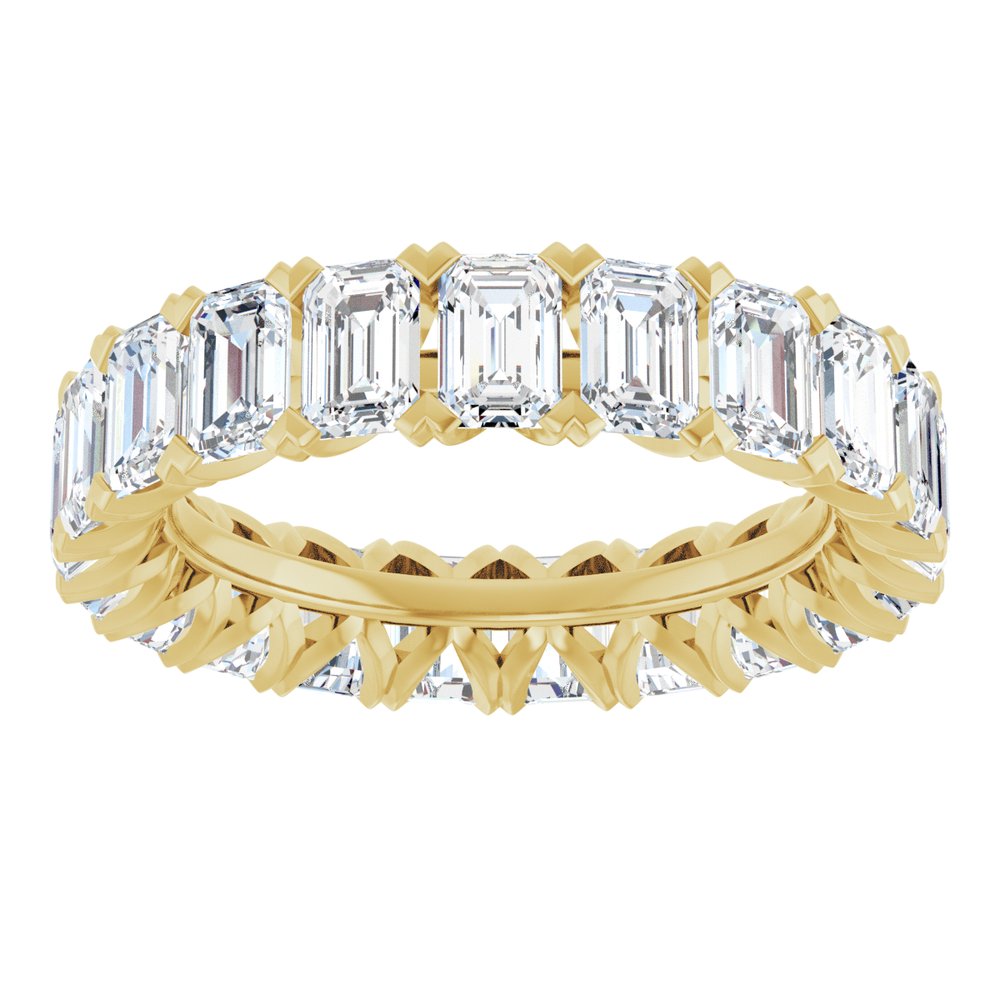 14K Yellow Gold 5 1/3 CTW Lab-Grown Diamond Eternity Band Size 6