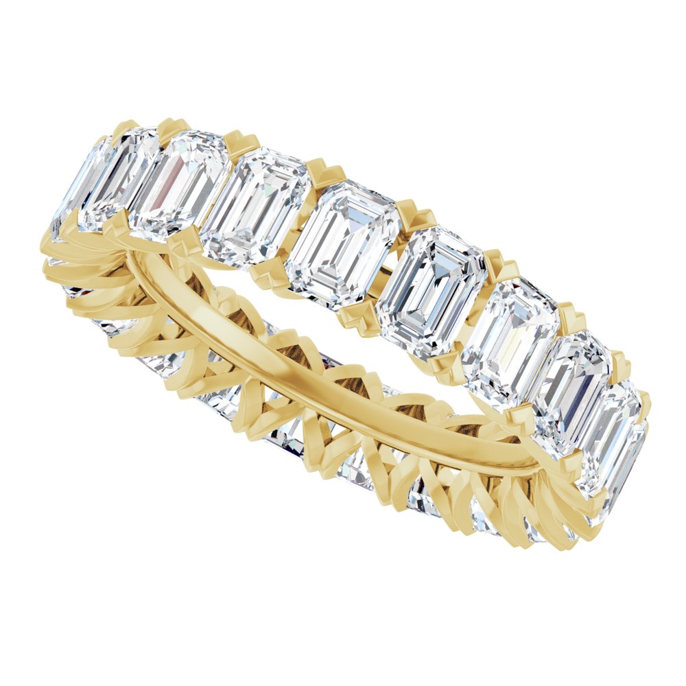 14K Yellow Gold 5 1/3 CTW Lab-Grown Diamond Eternity Band Size 6