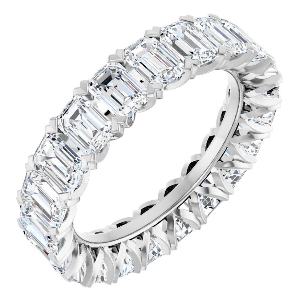 14K White Gold 5 5/8 CTW Lab-Grown Diamond Eternity Band Size 7.5