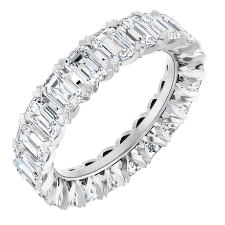 14K White Gold 5 5/8 CTW Lab-Grown Diamond Eternity Band Size 7.5