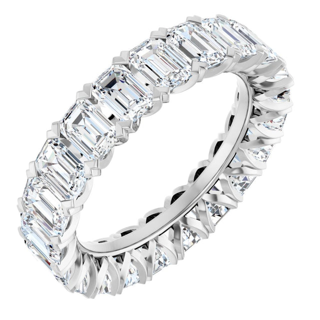 14K White Gold 5 5/8 CTW Lab-Grown Diamond Eternity Band Size 7.5