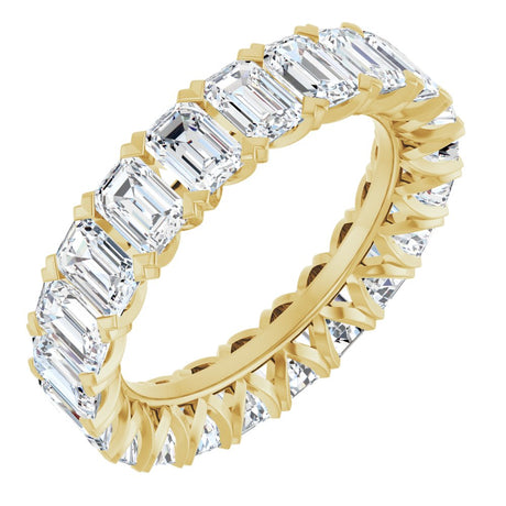 14K Yellow Gold 5 1/3 CTW Lab-Grown Diamond Eternity Band Size 6