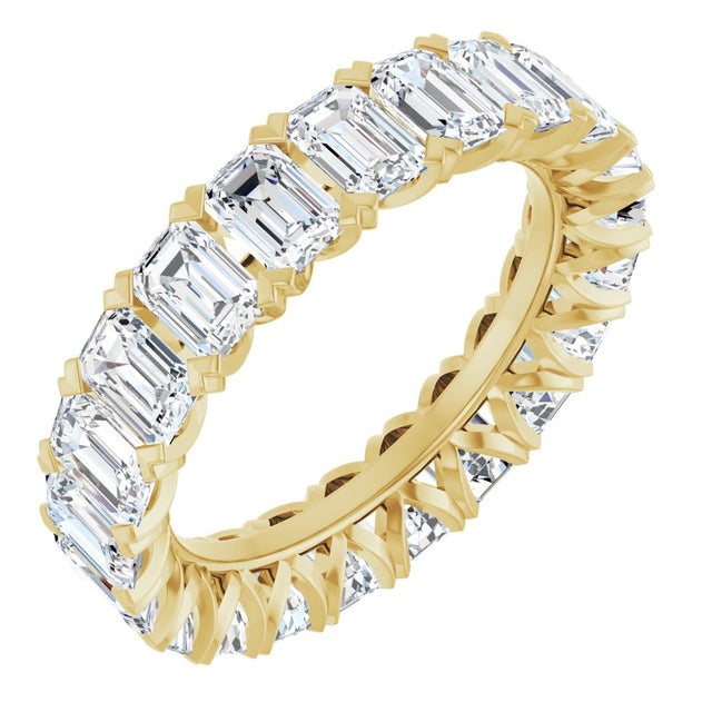 14K Yellow Gold 5 1/3 CTW Lab-Grown Diamond Eternity Band Size 6