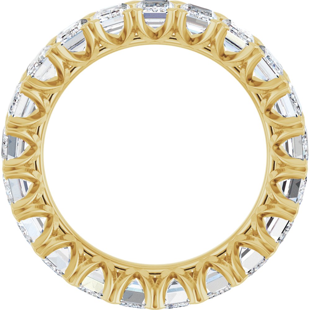 14K Yellow Gold 5 1/3 CTW Lab-Grown Diamond Eternity Band Size 6