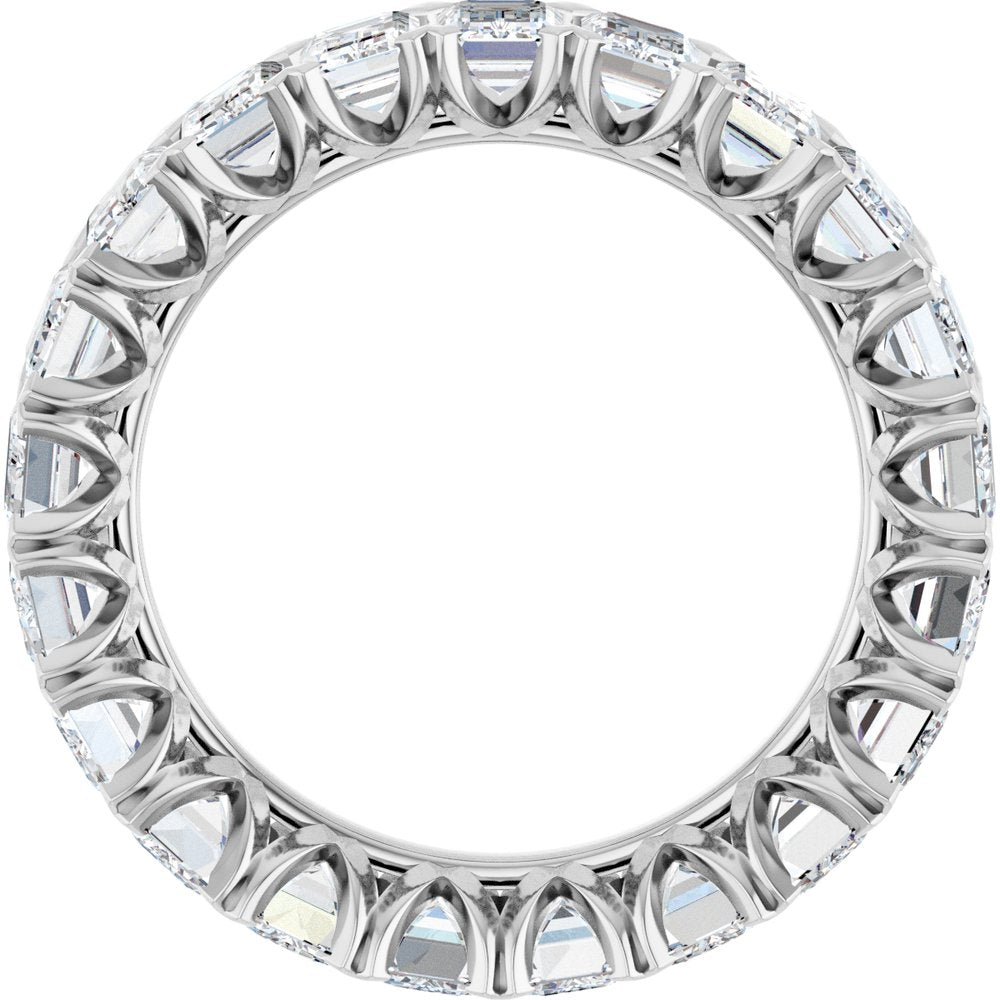 14K White Gold 5 5/8 CTW Lab-Grown Diamond Eternity Band Size 7.5