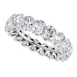 14K White Gold 4 3/4 CTW Lab-Grown Diamond Eternity Band Size 6.5