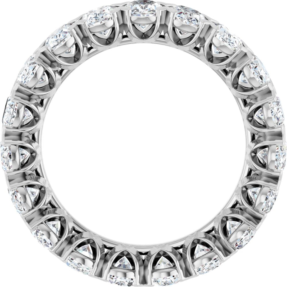 14K White Gold 4 3/4 CTW Lab-Grown Diamond Eternity Band Size 6.5