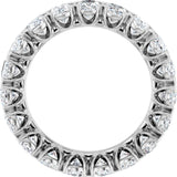 14K White Gold 4 3/4 CTW Lab-Grown Diamond Eternity Band Size 6.5