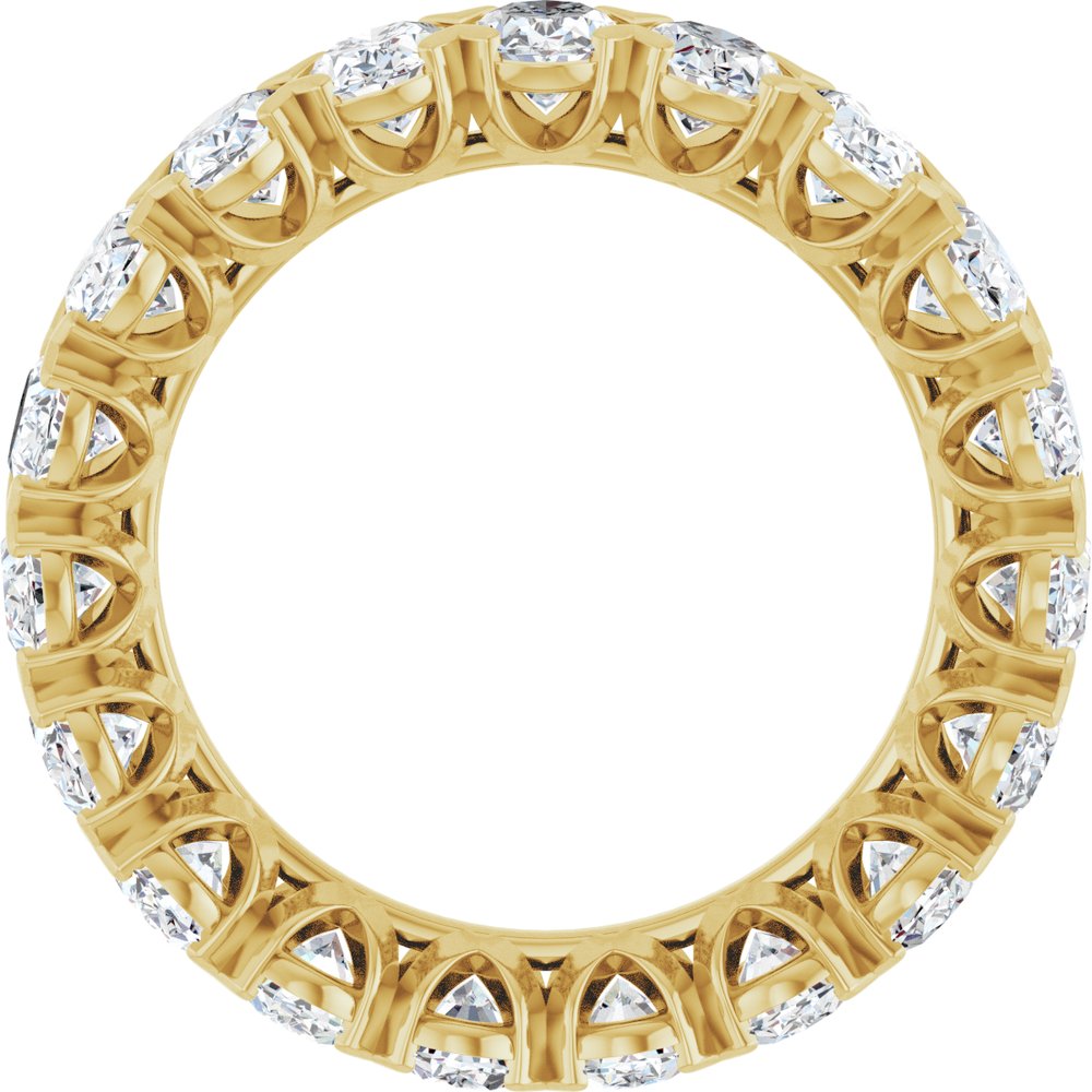 14K Yellow 4 3/4 CTW Lab-Grown Diamond Eternity Band Size 6.5