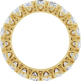 14K Yellow 4 3/4 CTW Lab-Grown Diamond Eternity Band Size 6.5