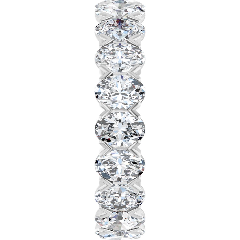 14K White Gold 4 3/4 CTW Lab-Grown Diamond Eternity Band Size 6.5