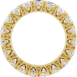 14K Yellow Gold 4 3/4 CTW Lab-Grown Diamond Eternity Band Size 6