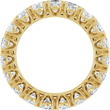 14K Yellow Gold 4 3/4 CTW Lab-Grown Diamond Eternity Band Size 6