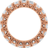 14K Rose Gold 4 3/4 CTW Lab-Grown Diamond Eternity Band Size 6