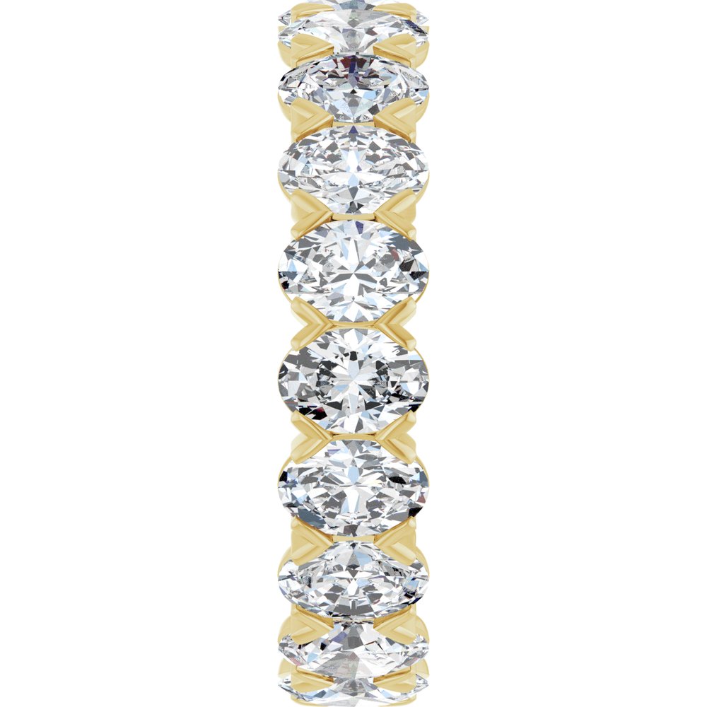 14K Yellow Gold 4 3/4 CTW Lab-Grown Diamond Eternity Band Size 6