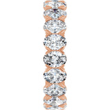 14K Rose Gold 4 3/4 CTW Lab-Grown Diamond Eternity Band Size 6