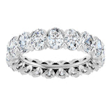14K White Gold 4 3/4 CTW Lab-Grown Diamond Eternity Band Size 6.5