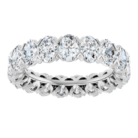 14K White Gold 4 3/4 CTW Lab-Grown Diamond Eternity Band Size 6.5