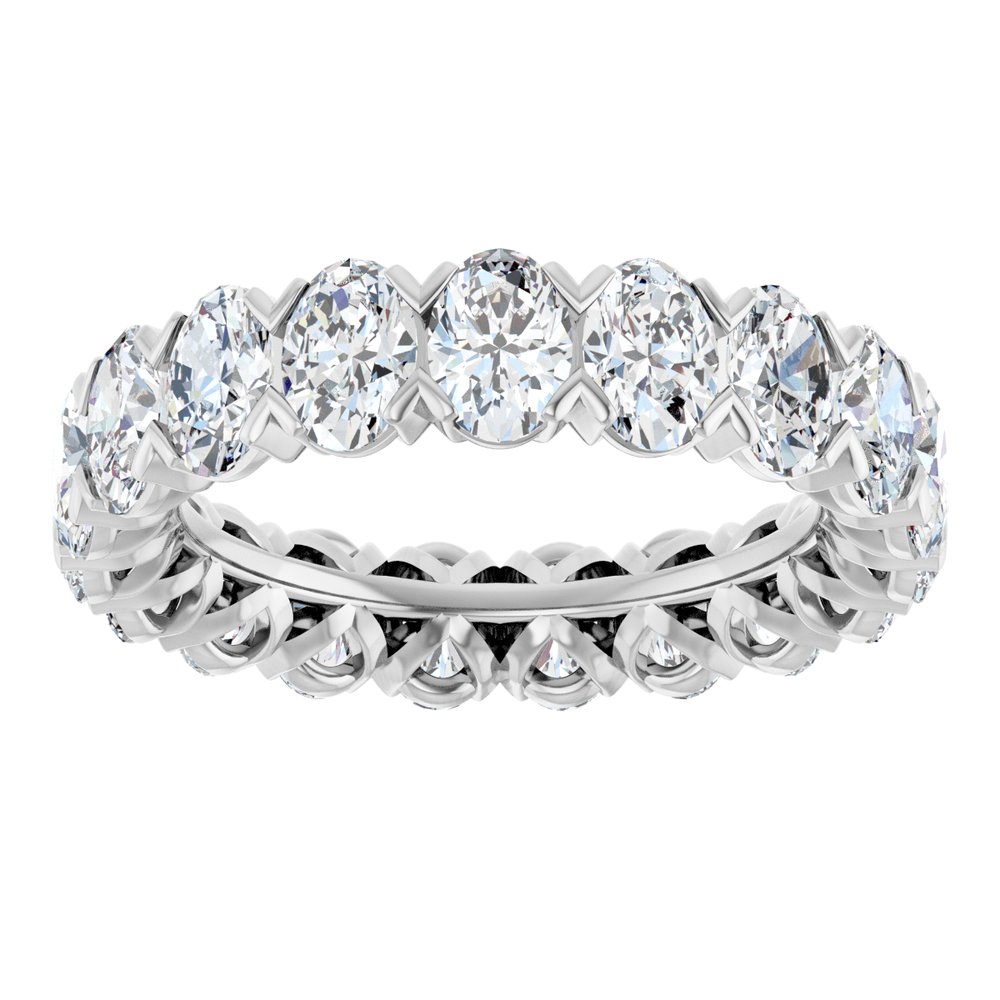 14K White Gold 4 3/4 CTW Lab-Grown Diamond Eternity Band Size 6.5
