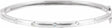 14K White Gold 1/4 CTW Lab-Grown Diamond Bangle 6" Bracelet