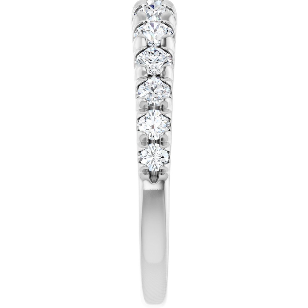 14K White Gold 3/4 CTW Lab-Grown Diamond Anniversary Band