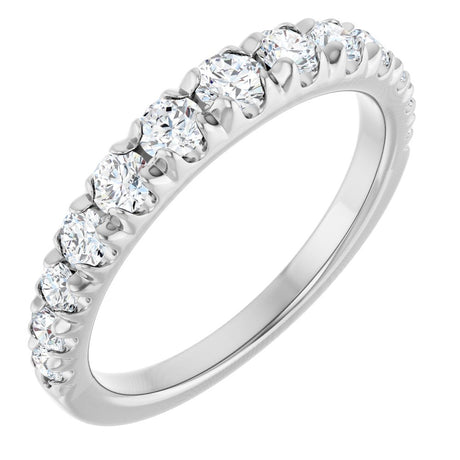 14K White Gold 3/4 CTW Lab-Grown Diamond Anniversary Band