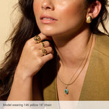 14K Yellow Gold 3 mm Hollow Bead 16" Chain