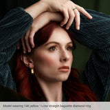 14K White 1/5 CTW Natural Diamond Stackable Ring