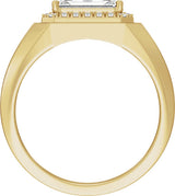 14K Yellow Gold 1 3/4 CTW Lab-Grown Diamond Halo-Style Band