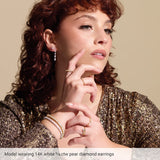 14K White 1 CTW Lab-Grown Diamond Earrings