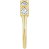 14K Yellow Gold 3/4 CTW Lab-Grown Diamond Anniversary Band