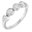14K White Gold 3/4 CTW Lab-Grown Diamond Anniversary Band