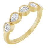 14K Yellow Gold 3/4 CTW Lab-Grown Diamond Anniversary Band