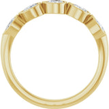 14K Yellow Gold 3/4 CTW Lab-Grown Diamond Anniversary Band