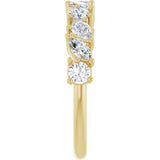 14K Yellow Gold 9/10 CTW Lab-Grown Diamond Anniversary Band