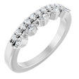 14K White Gold 1/3 CTW Natural Diamond Anniversary Band