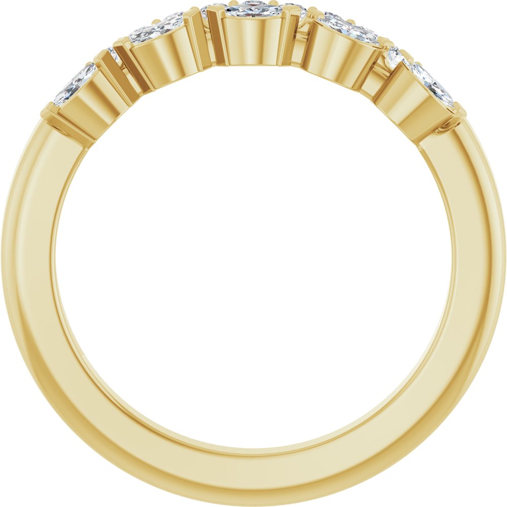 14K Yellow Gold 1/3 CTW Natural Diamond Anniversary Band